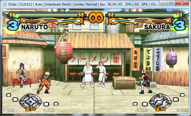 Ps2 - Naruto Shippuden Ultimate Ninja 5 (patch)