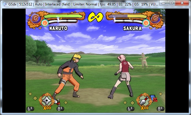 Best Settings for Naruto Shippuden Ultimate Ninja 5 PCSX2 (PS2